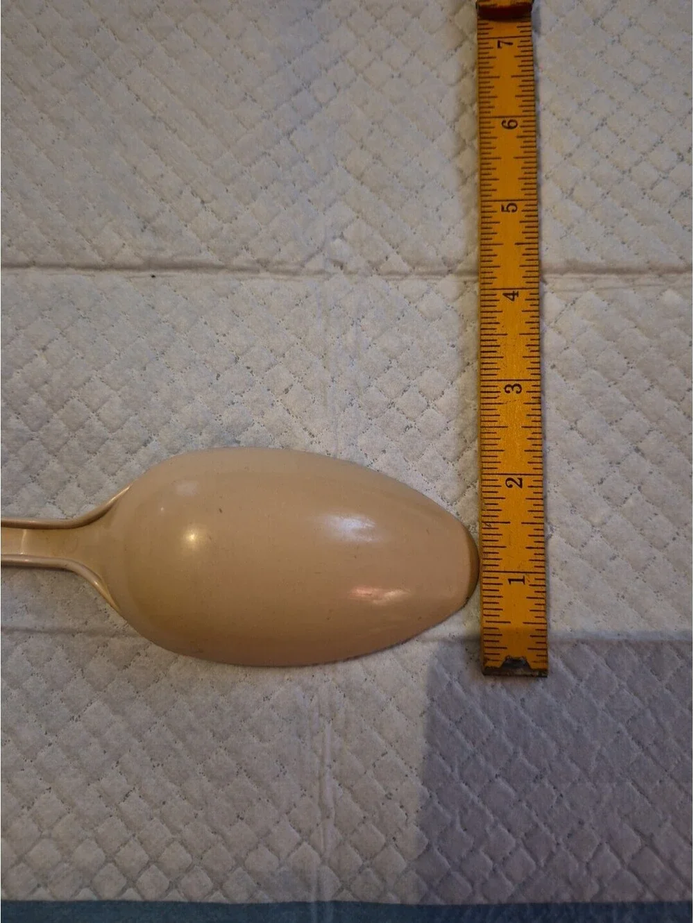 Vintage Tailor Made Products Beige  Serving Spoon Cooking Utensil! USA!